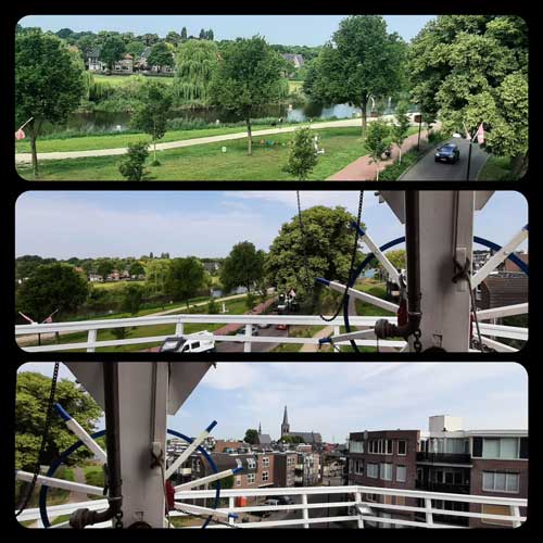 Walmolen-Doetinchem Geniet van de mooie uitzichten vanaf de stelling van de Walmolen © foto's Wilma_Lankhorst.